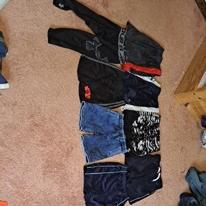 Boys Lot Of 7 Shorts And 1 Long Johns Size 5/6.